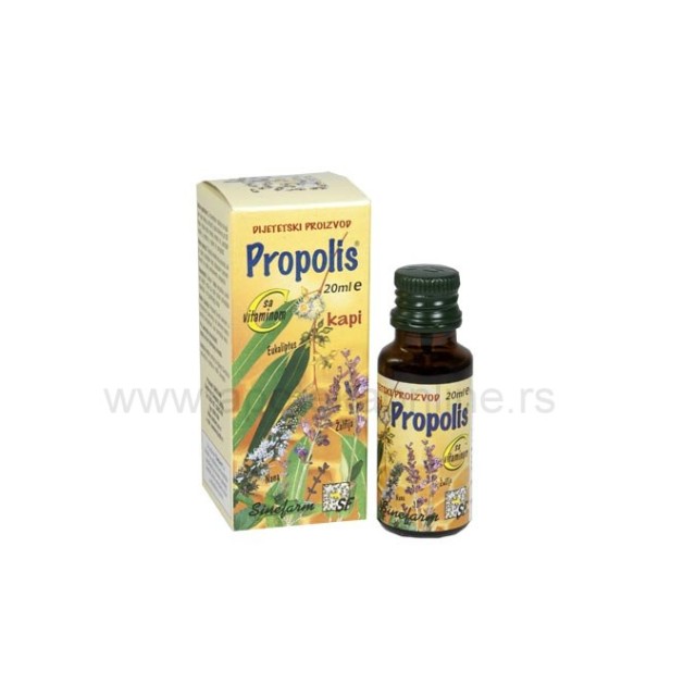 PROPOLIS KAPI SA VITAMINOM C, EKSTRAKTIMA NANE I ŽALFIJE I ETARSKIM ULJEM EUKALIPTUSA - Online Apoteka PROPOLIS KAPI SA VITAMINOM C, EKSTRAKTIMA NANE I ŽALFIJE I ETARSKIM ULJEM EUKALIPTUSA